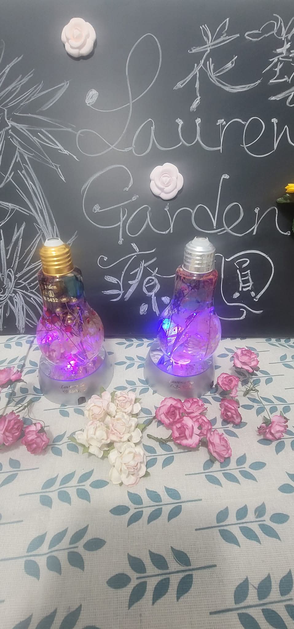 浮游花座體驗工作坊 LED Herbarium Bottle Experiential Workshop
